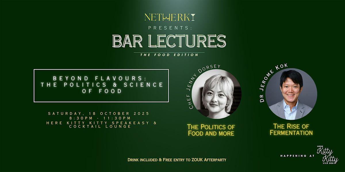Netwerk's Bar Lectures: Beyond Flavours: The Politics & Science of Food