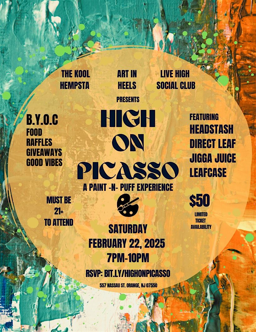 High on Picasso: A Paint and Puff Experience