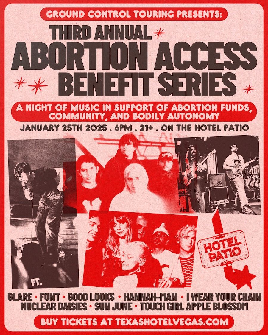 Third Annual Abortion Access Benefit Series ft. Font, Good Looks, Touch Girl Apple Blossom & more!