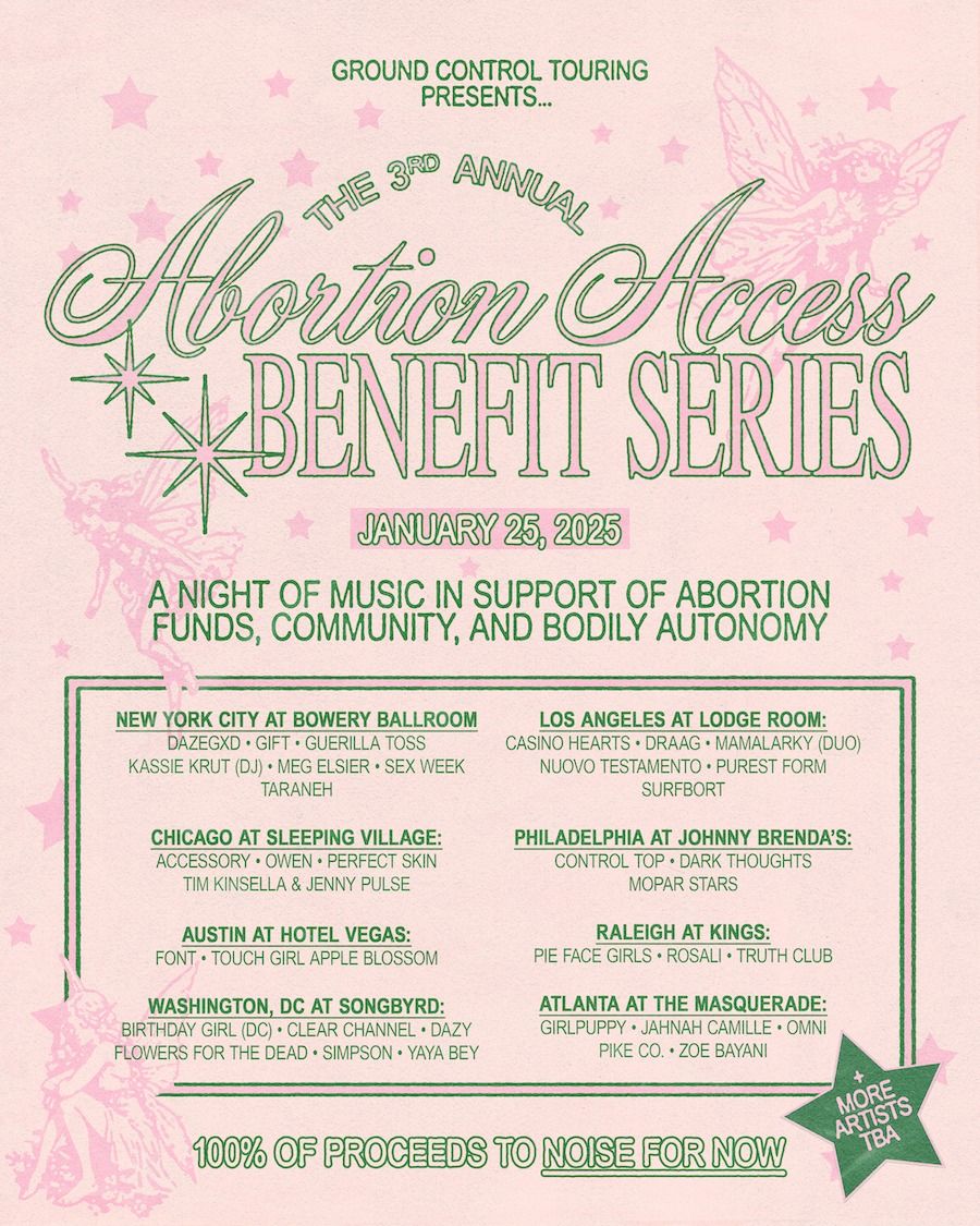 Third Annual Abortion Access Benefit Series ft. Font & Touch Girl Apple Blossom at Hotel Vegas