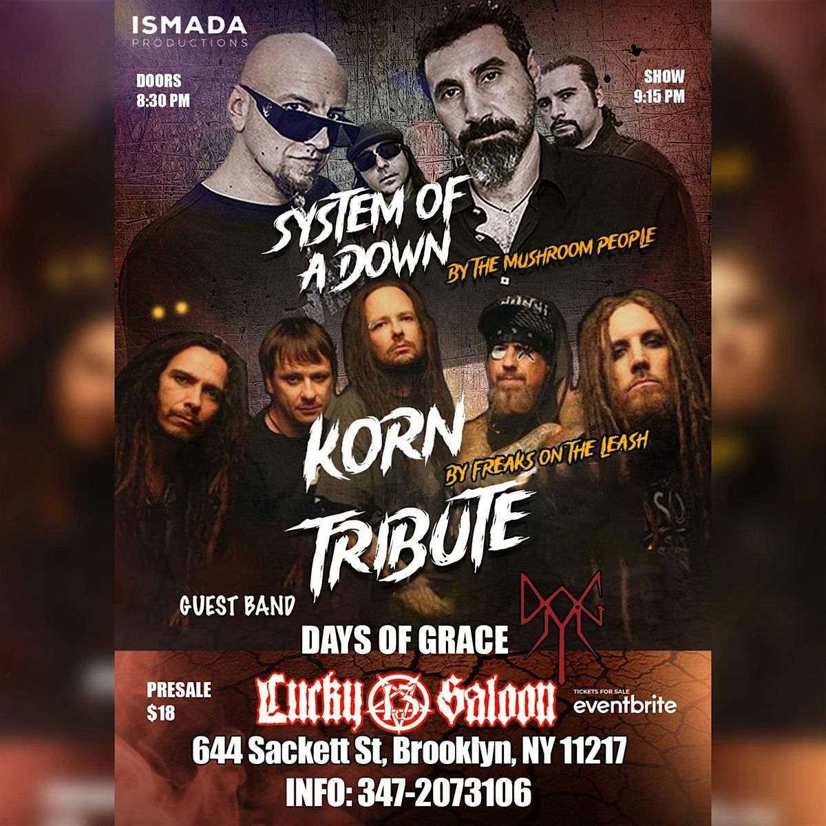 System of a Down and Korn Tribute