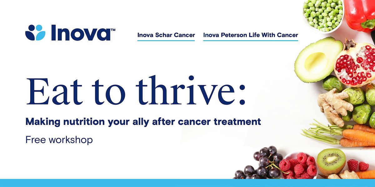 Making nutrition your ally after cancer treatment - FREE WORKSHOP 2025