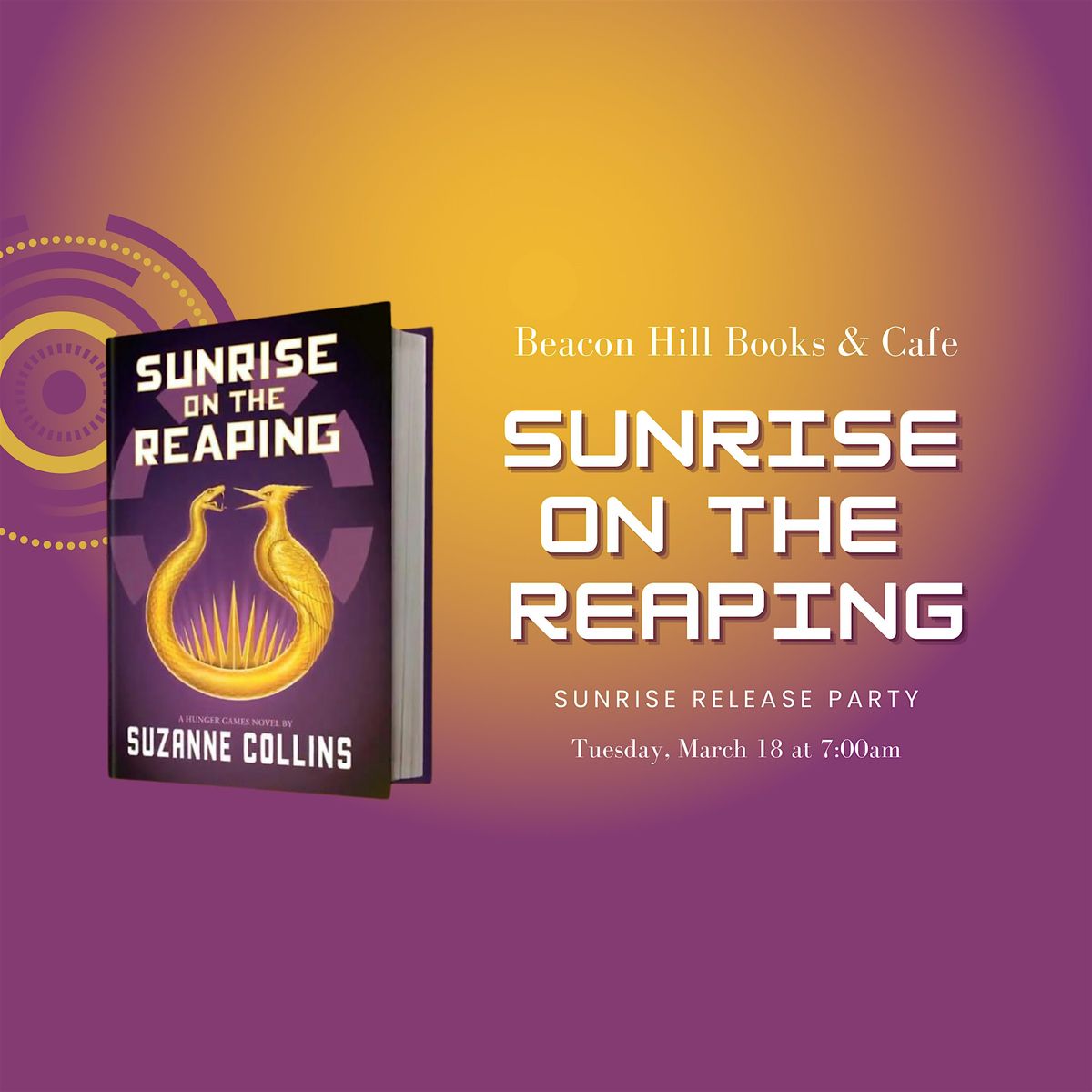 Sunrise on the Reaping "Sunrise" Release Party!