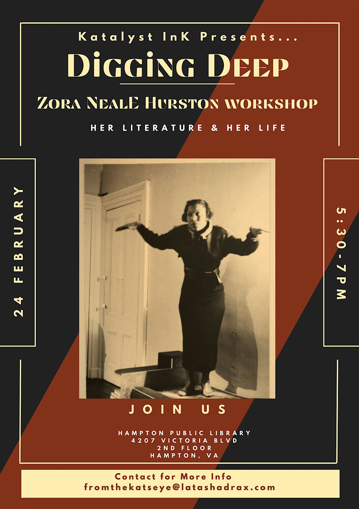 Digging Deep: A Zora Neale Hurston Workshop