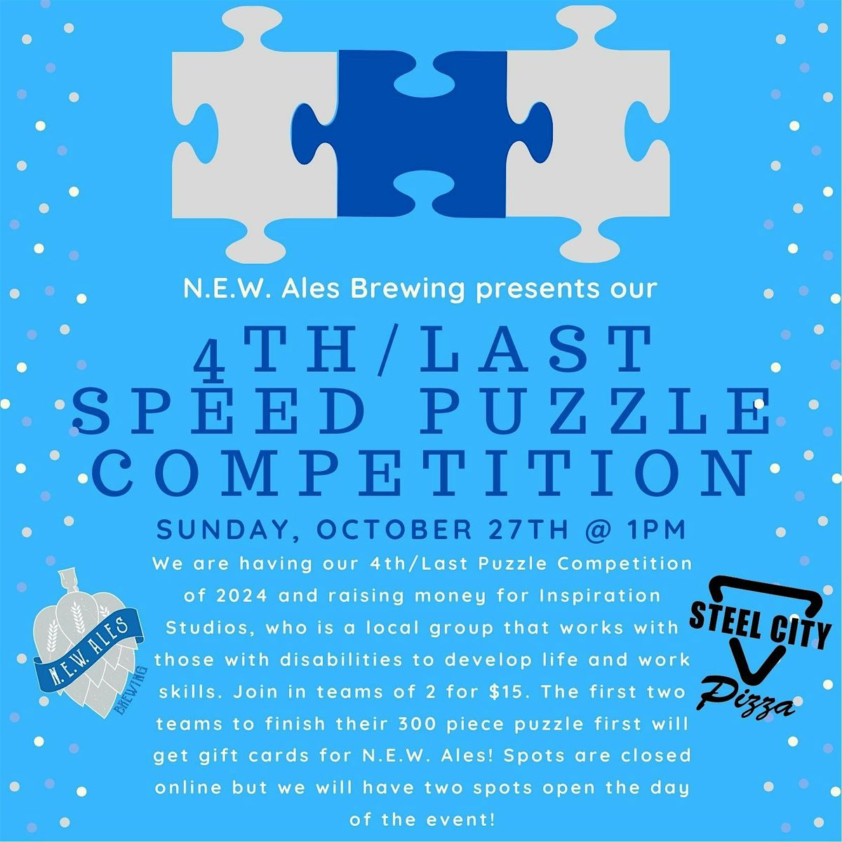 1st Speed Puzzle Competition of 2025 at NEW Ales