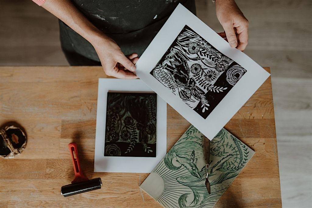 Lino Print Workshop + Brunch
