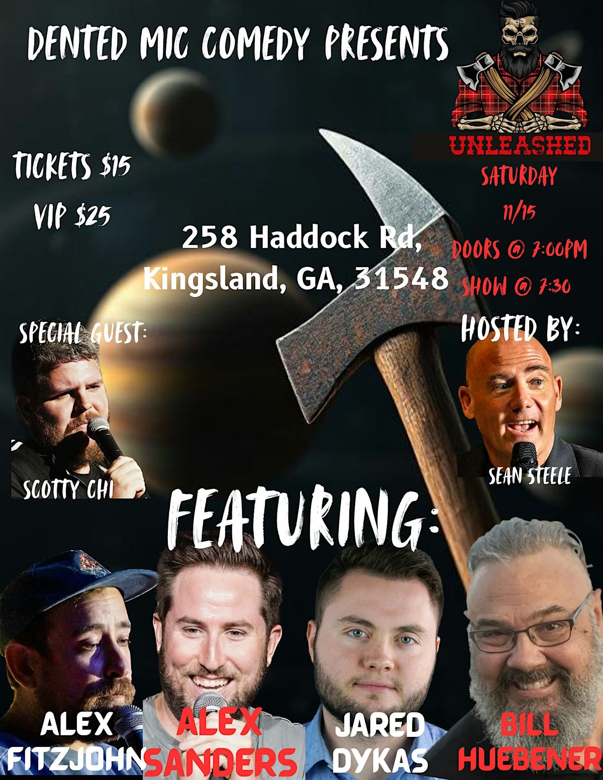 Stand-up Comedy @ Unleashed Camden - Kingsland, GA