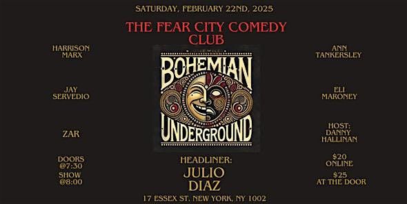 Bohemian Underground: A Stand Up Comedy Show