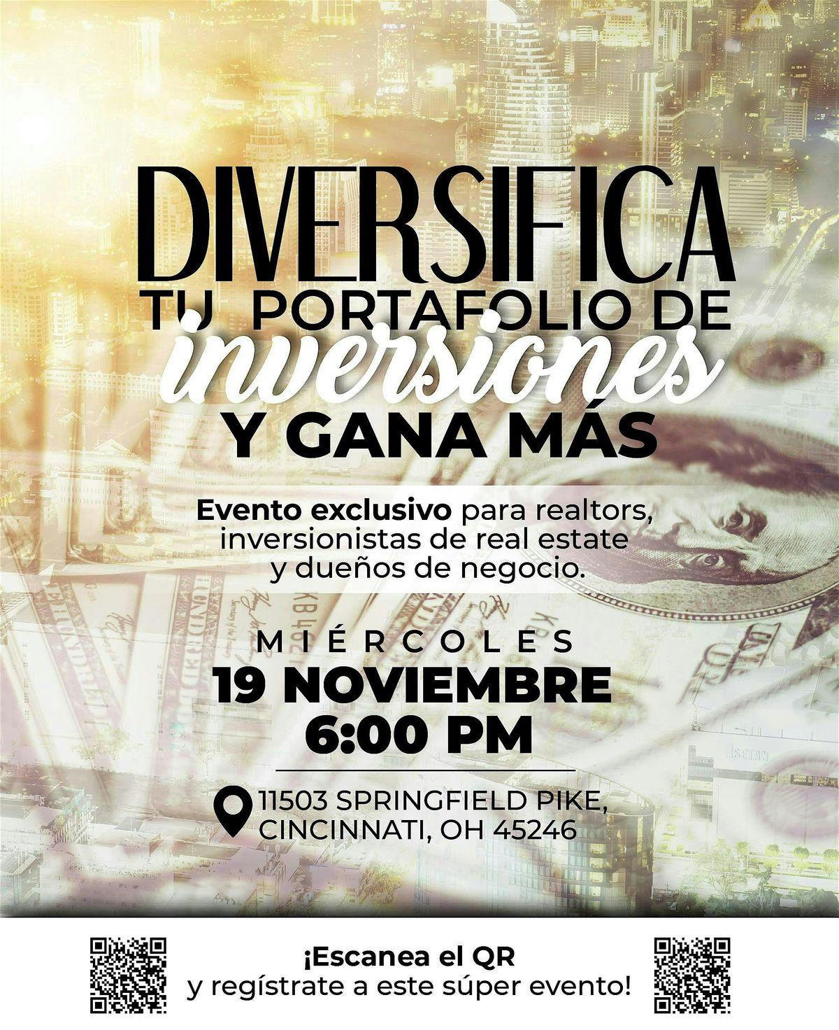 Diversifica tu portafolio de Inversiones y GANA M\u00c1S