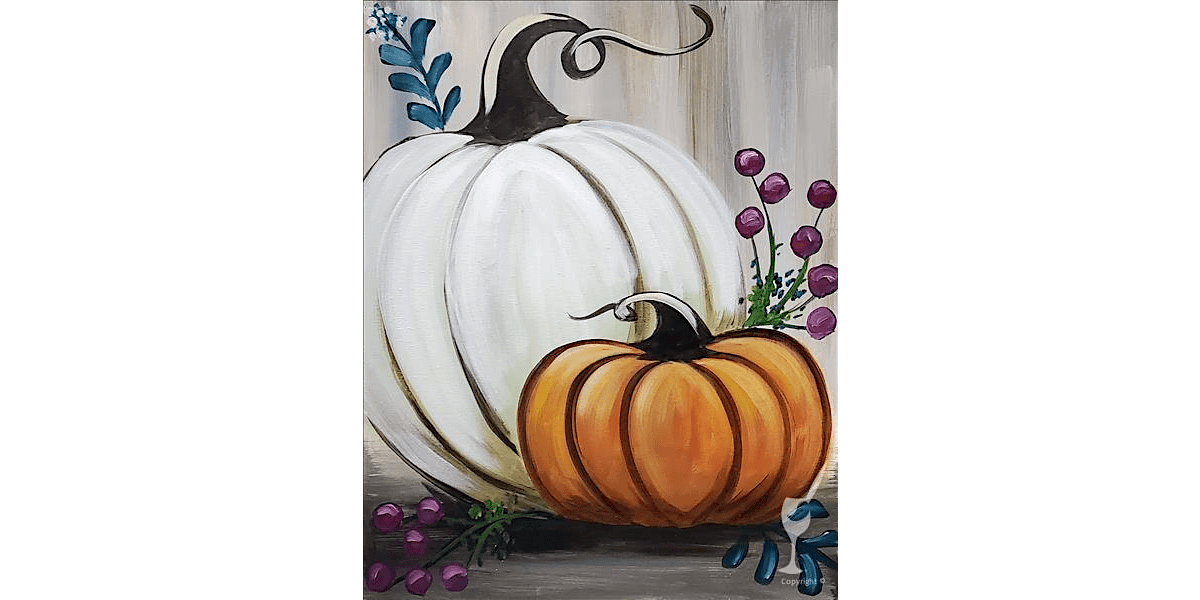 Pretty Pumpkin Scene - Paint and Sip in Denver | Classpop!\u2122
