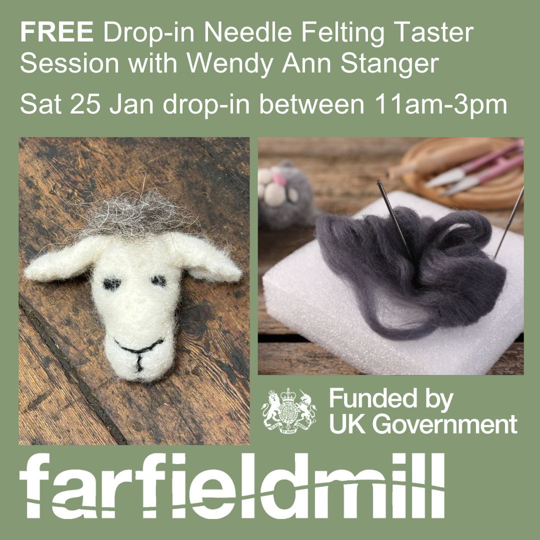 Free Drop-in Needle Felting Taster Session with Wendy Ann Stanger