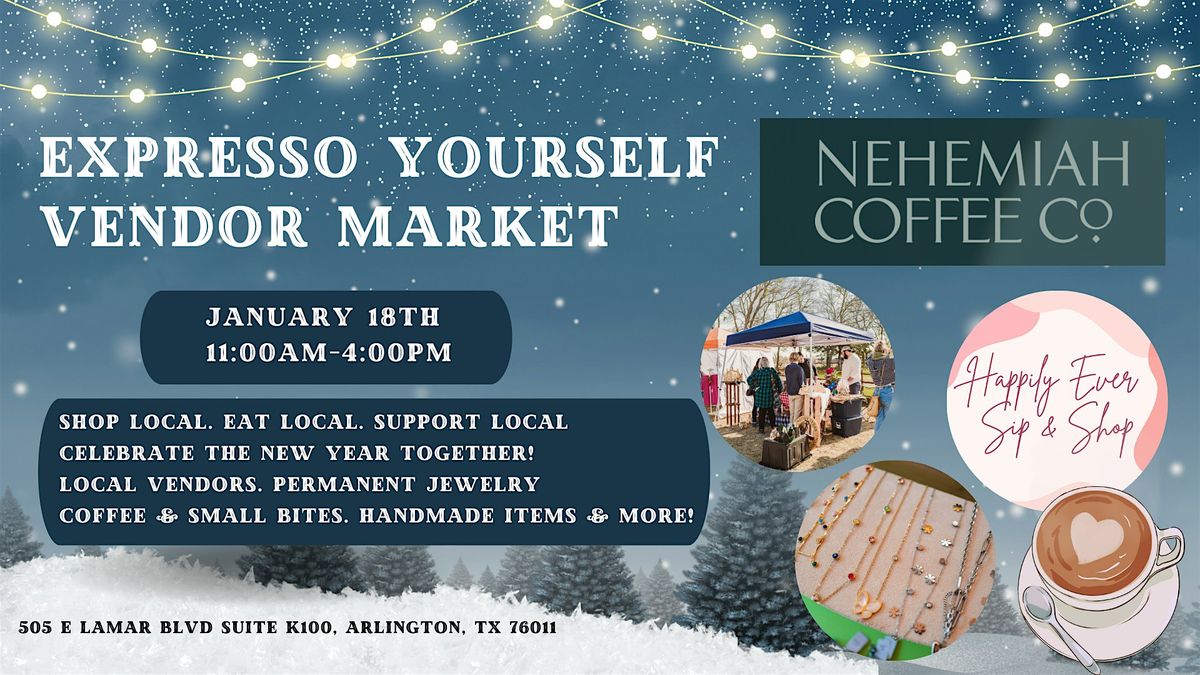 Arlington Expresso Yourself Vendor Market