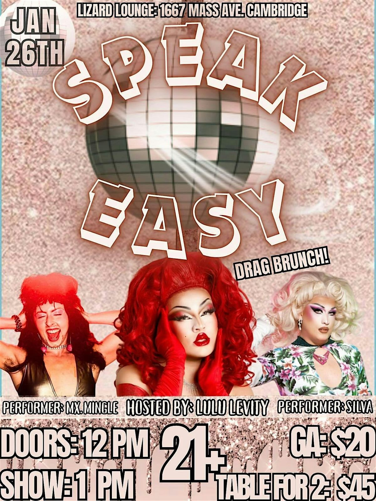 Speak Easy Drag Brunch