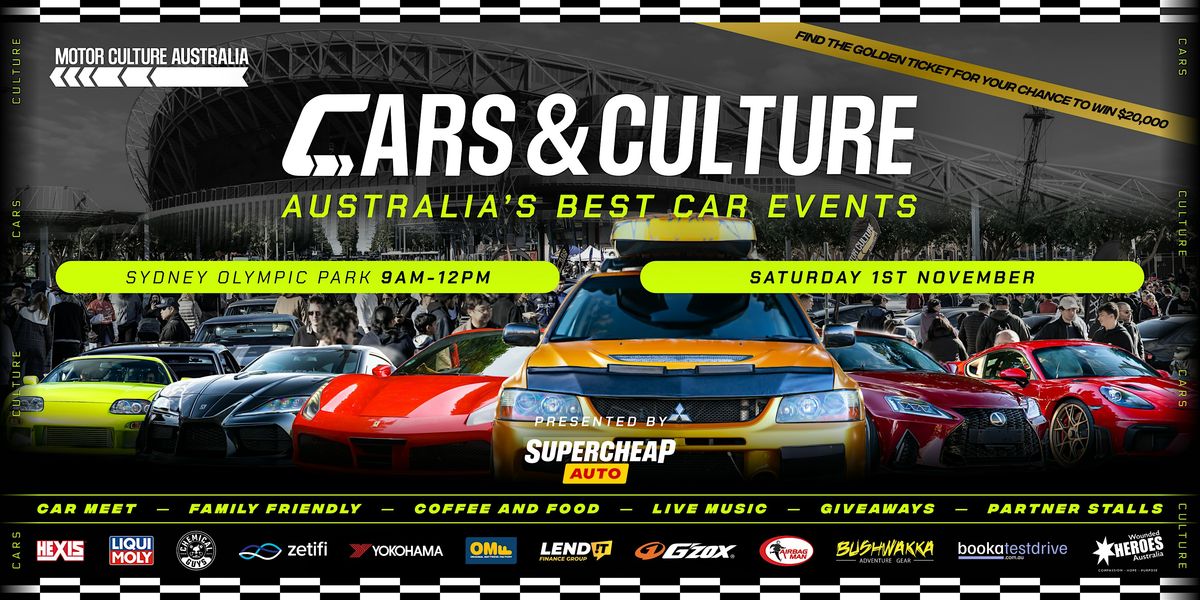 Cars & Culture Sydney -1st November - Sydney Olympic Park