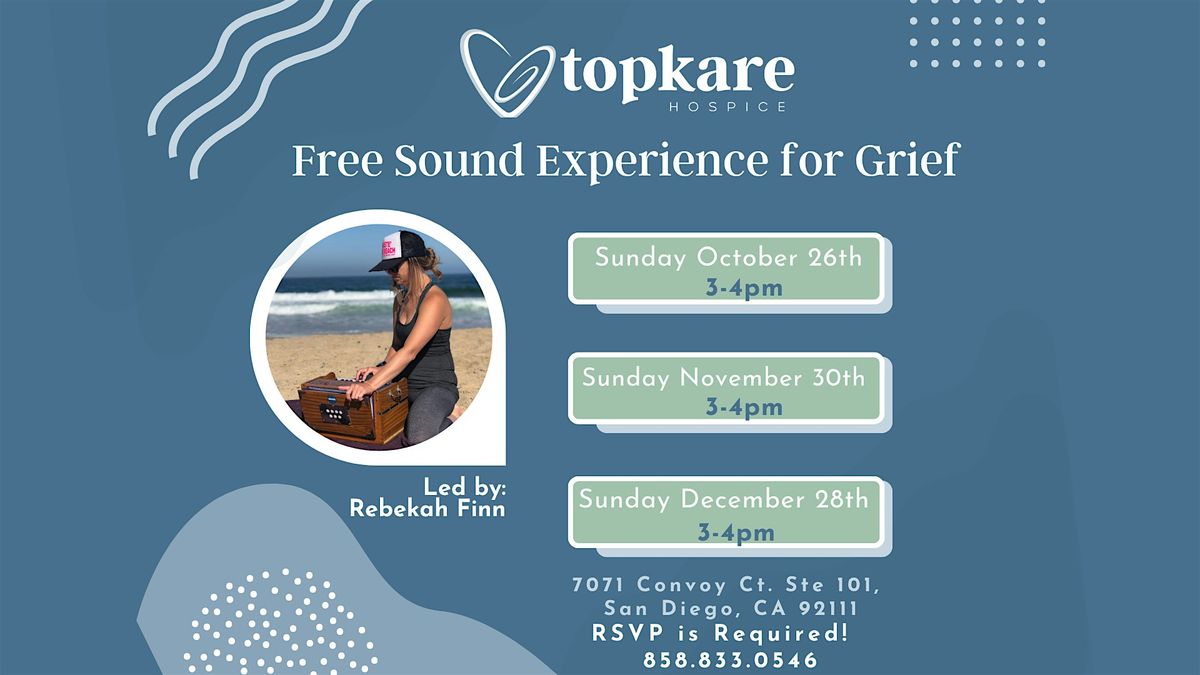Free Community Sound Experience for Grief