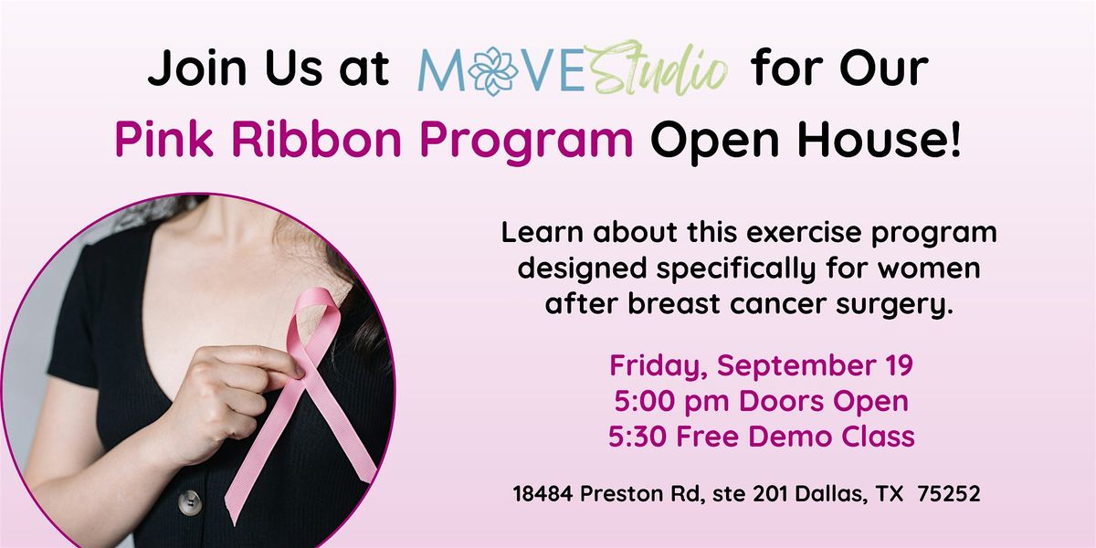 FREE Pink Ribbon Program Open House