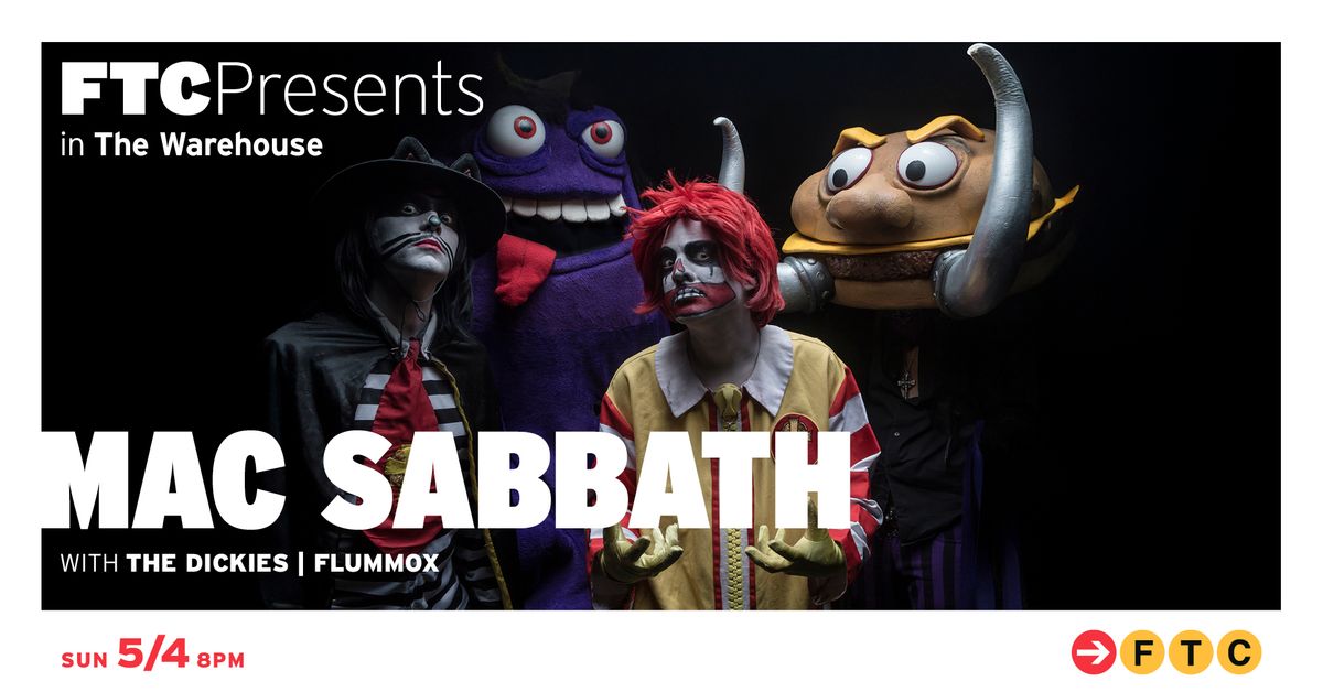 Mac Sabbath w\/ The Dickies | Flummox \u2022 Fairfield, CT \u2022 The Warehouse