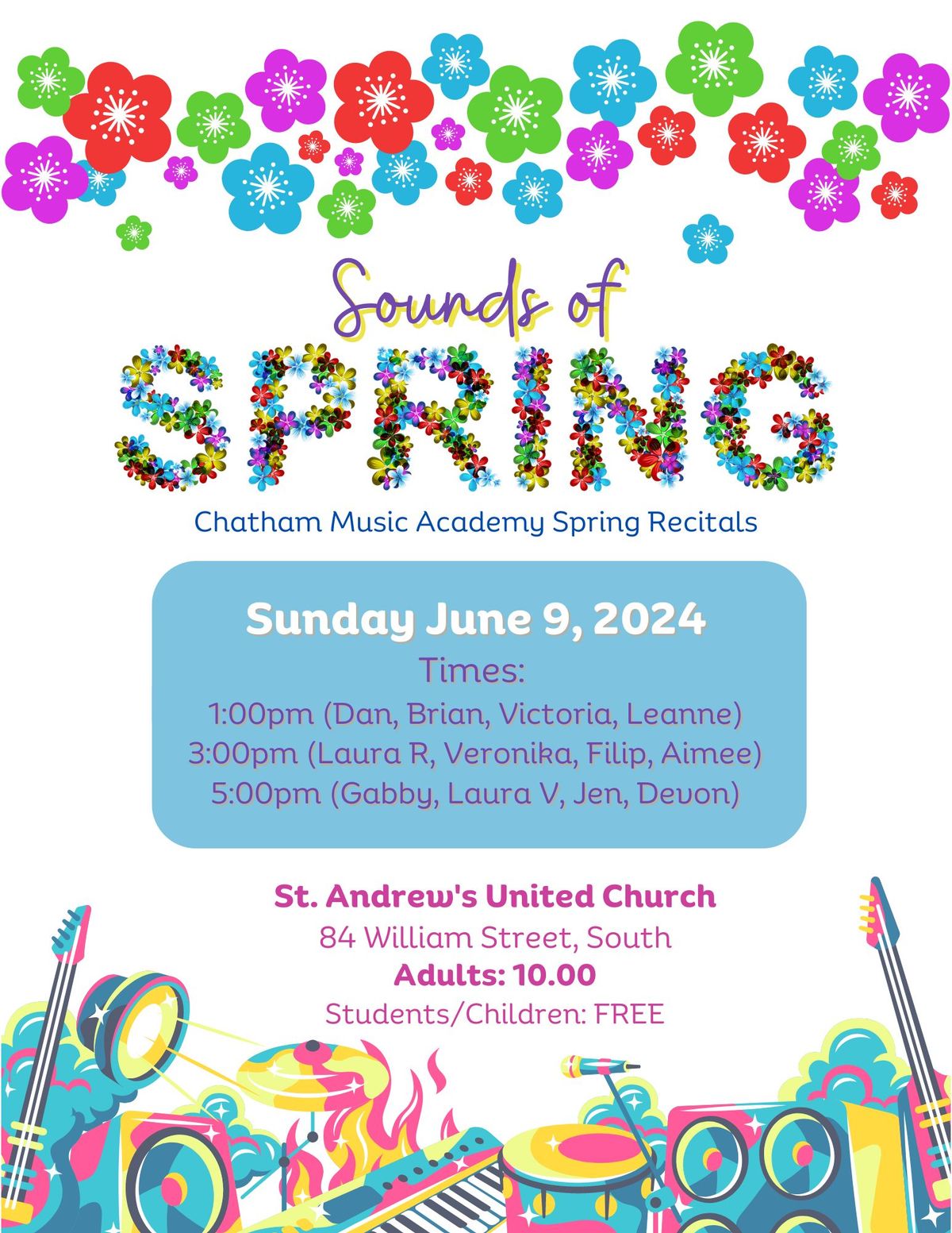 Sounds of Spring: Year-End Recitals