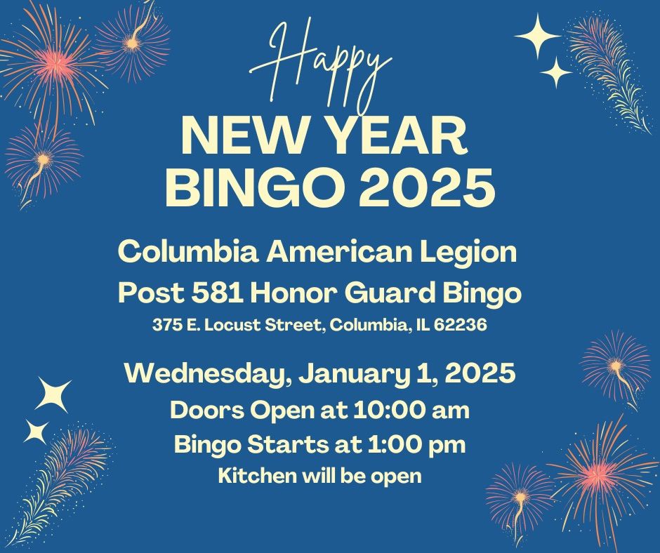 New Year\u2019s Day Bingo 2025