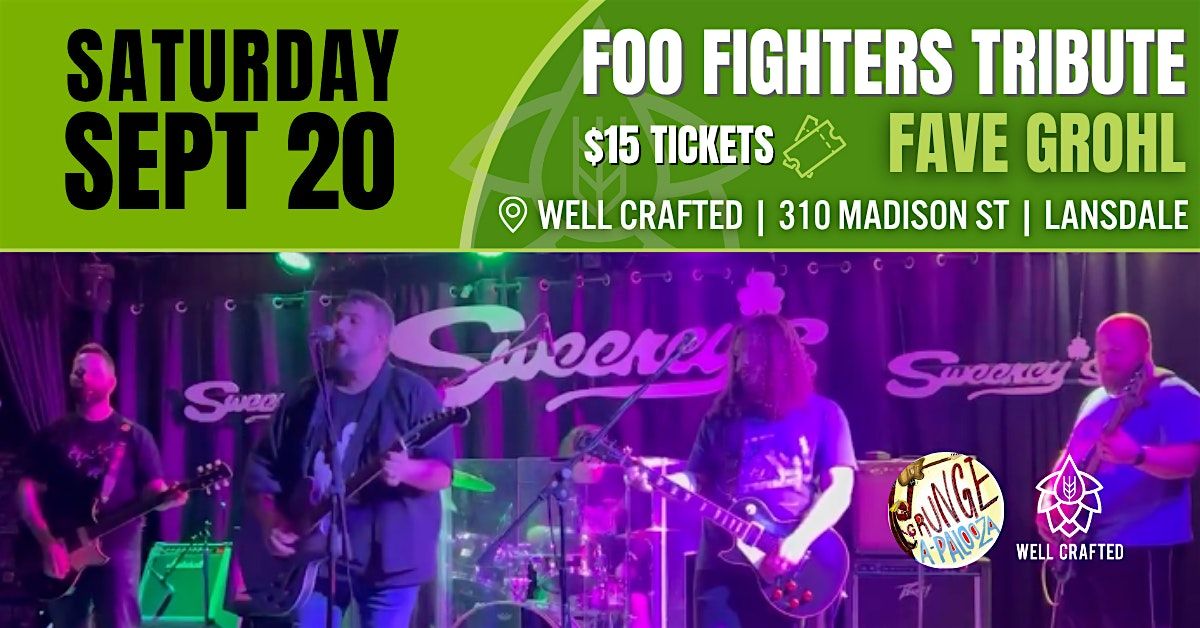 Foo Fighters Tribute: Fave Grohl