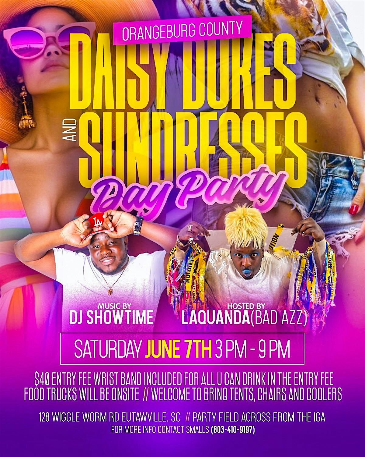 DAISY DUKES AND SUNDRESSES DAY PARTY