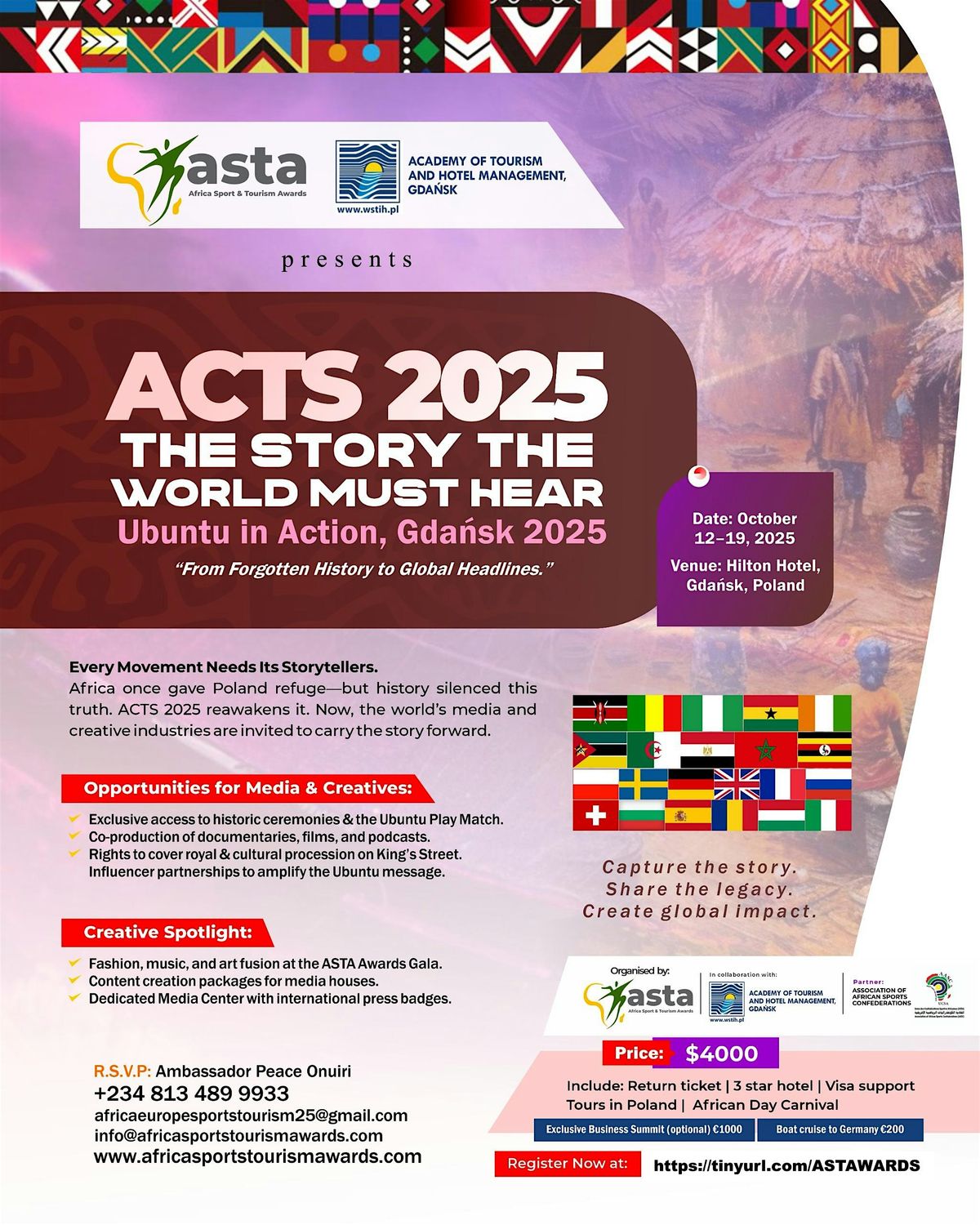 Africa-Europe Continental Tourism Summit (ACTS) 2025
