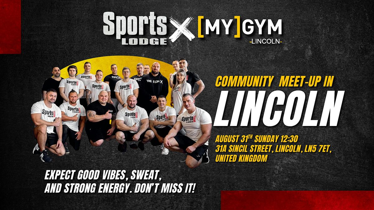 Sports Lodge x My GYM Lincoln organised community meet-up il Lincoln
