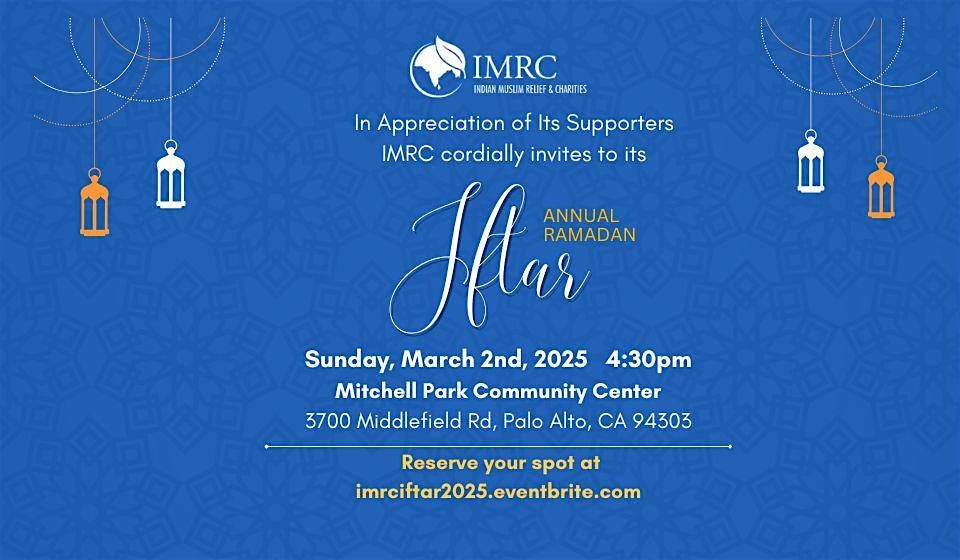 2025 IMRC Annual Supporters Iftar