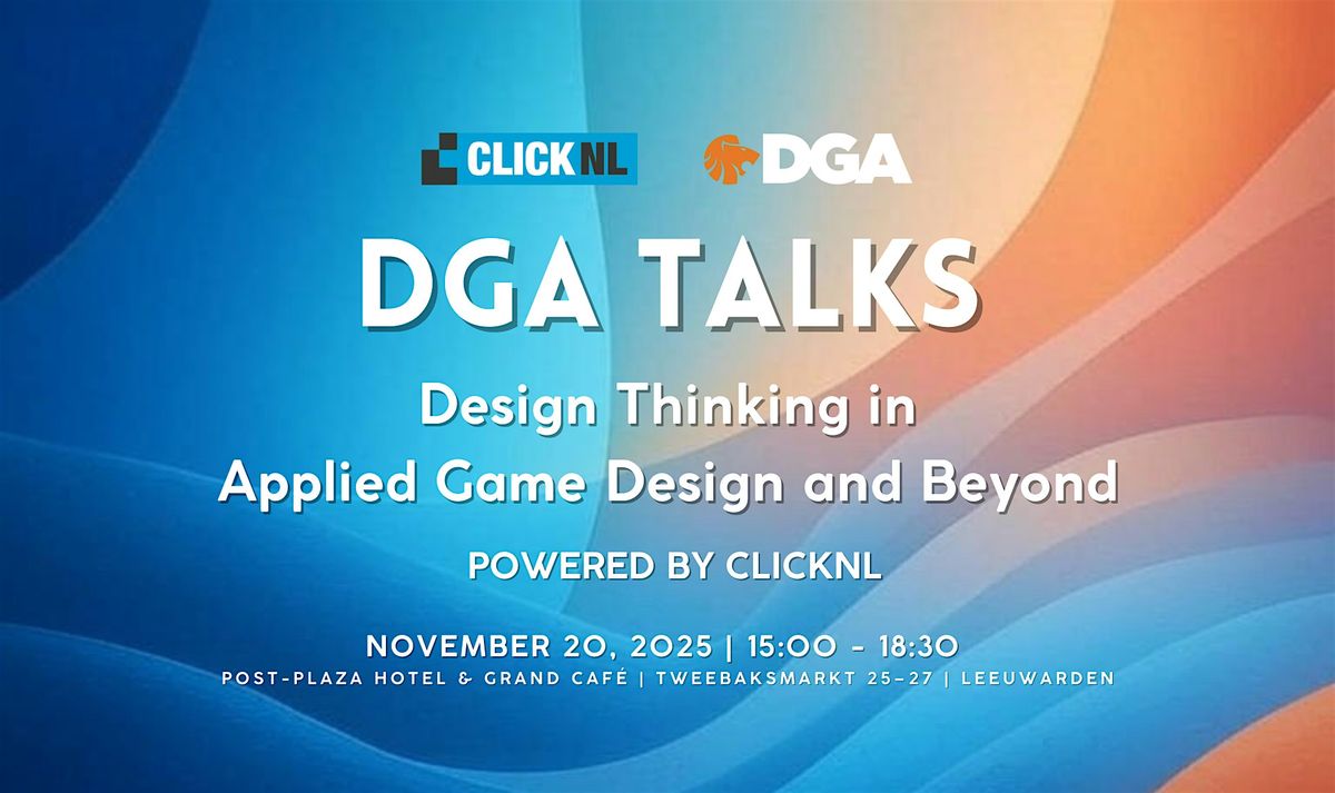 DGA TALKS: Design Thinking in Applied Game Design and Beyond
