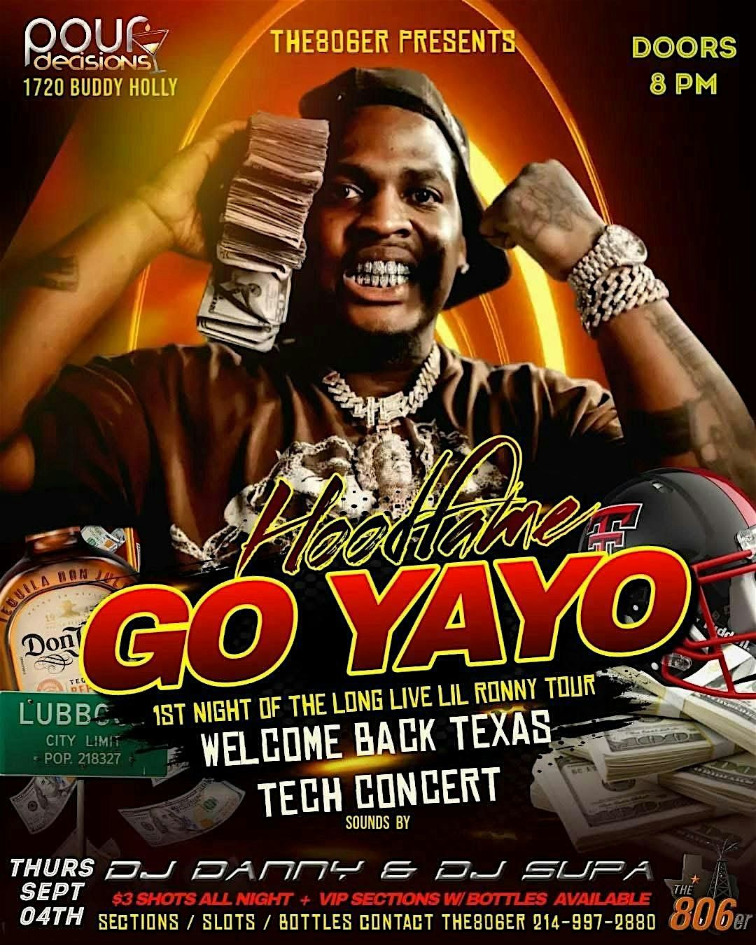 Go Yayo Live in Lubbock: Long Live Lil Ronny Tour Kickoff