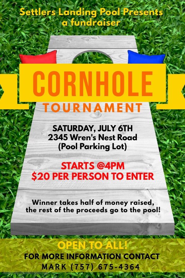 Cornhole Tournament Fundraiser 