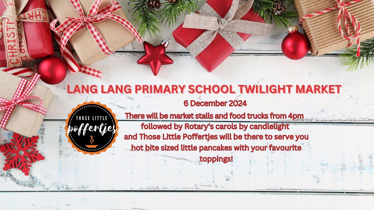 Those Little Poffertjes at Lang Lang Primary School Twilight Market