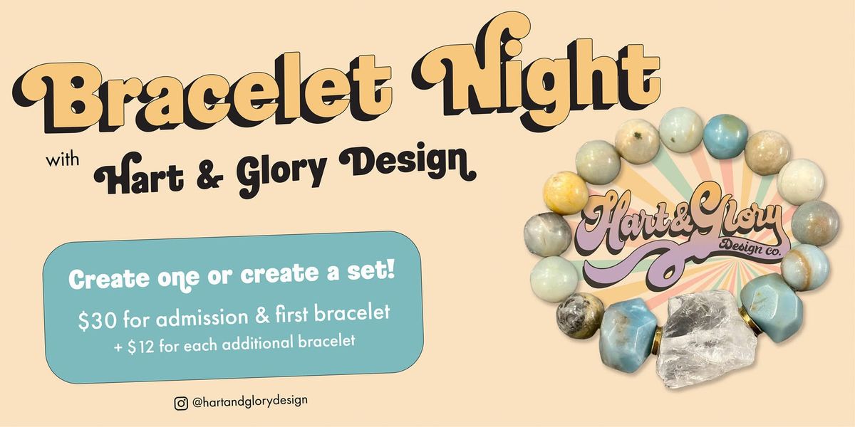 Gemstone Bracelet Making by Hart and Glory Design 