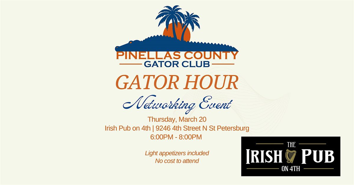 Pinellas Gator Club: March Gator Happy Hour