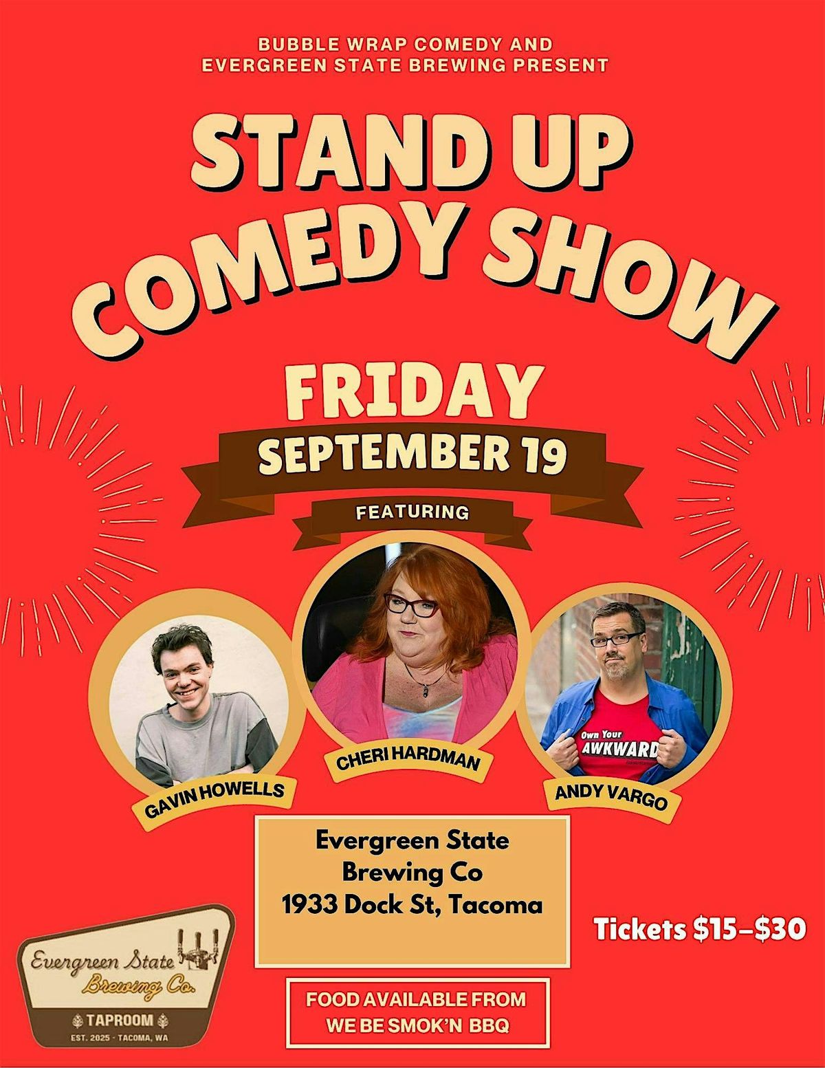 Comedy at Evergreen State Brewing Co