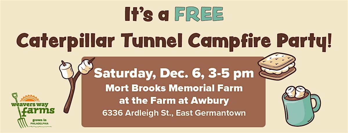 Campfire, Smores and lots more at Weavers Way Farm at Awbury Arboretum