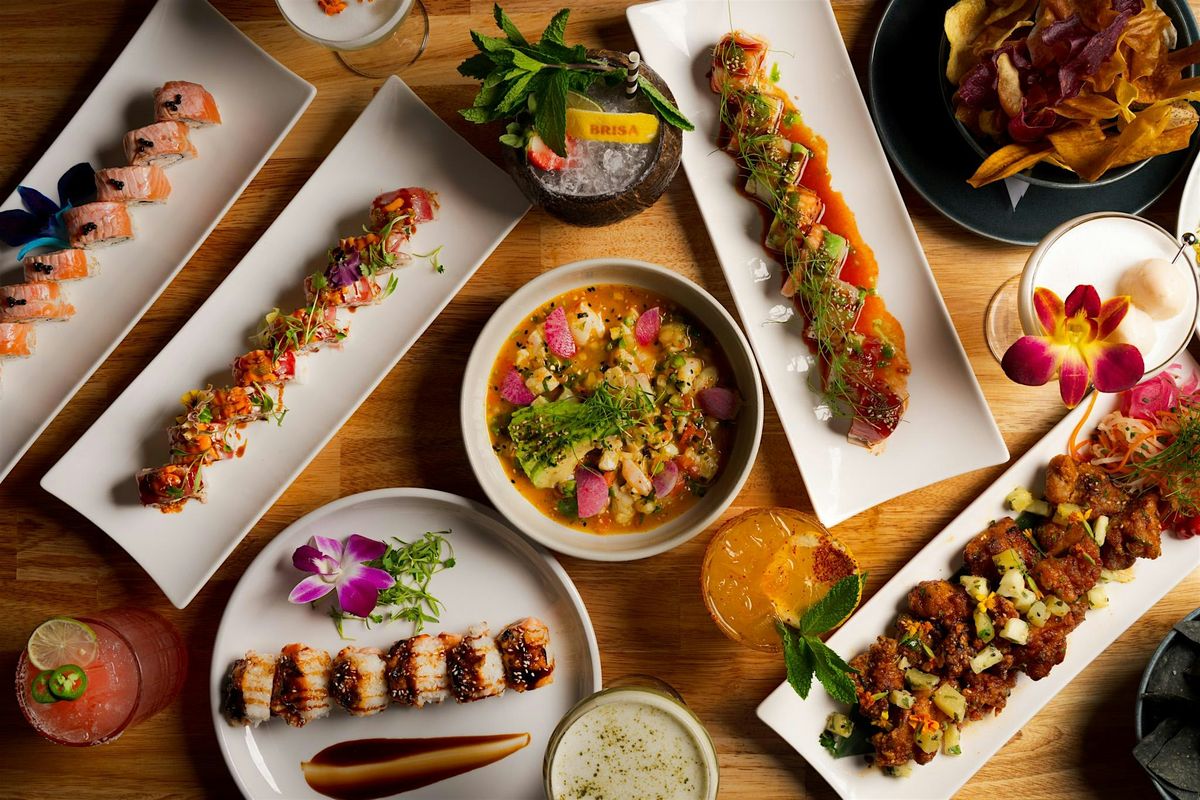 Sushi making class at Brisa!