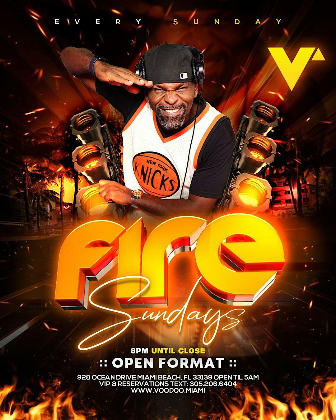 Fire Sundays at Voodoo Lounge & Rooftop