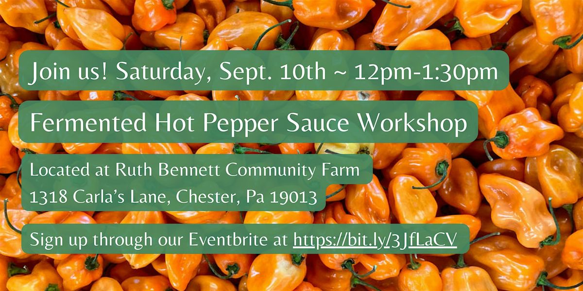 Fermented Hot Pepper Sauce