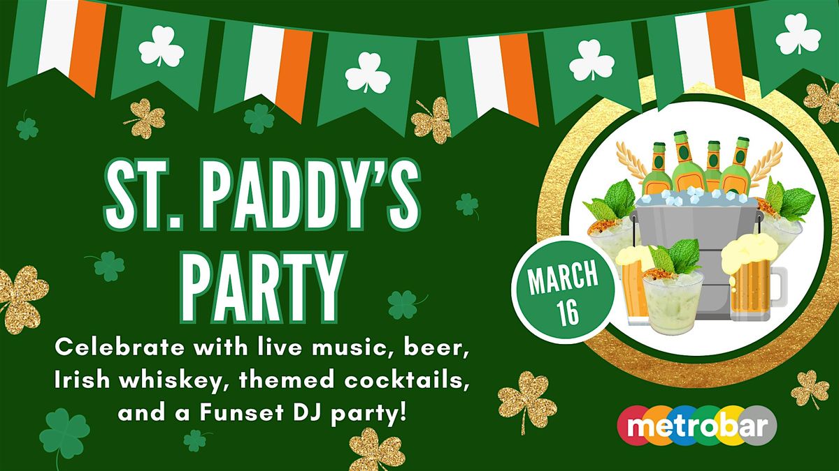 St. Paddy\u2019s Party with Live Music by Tyler Goldstein and Friends