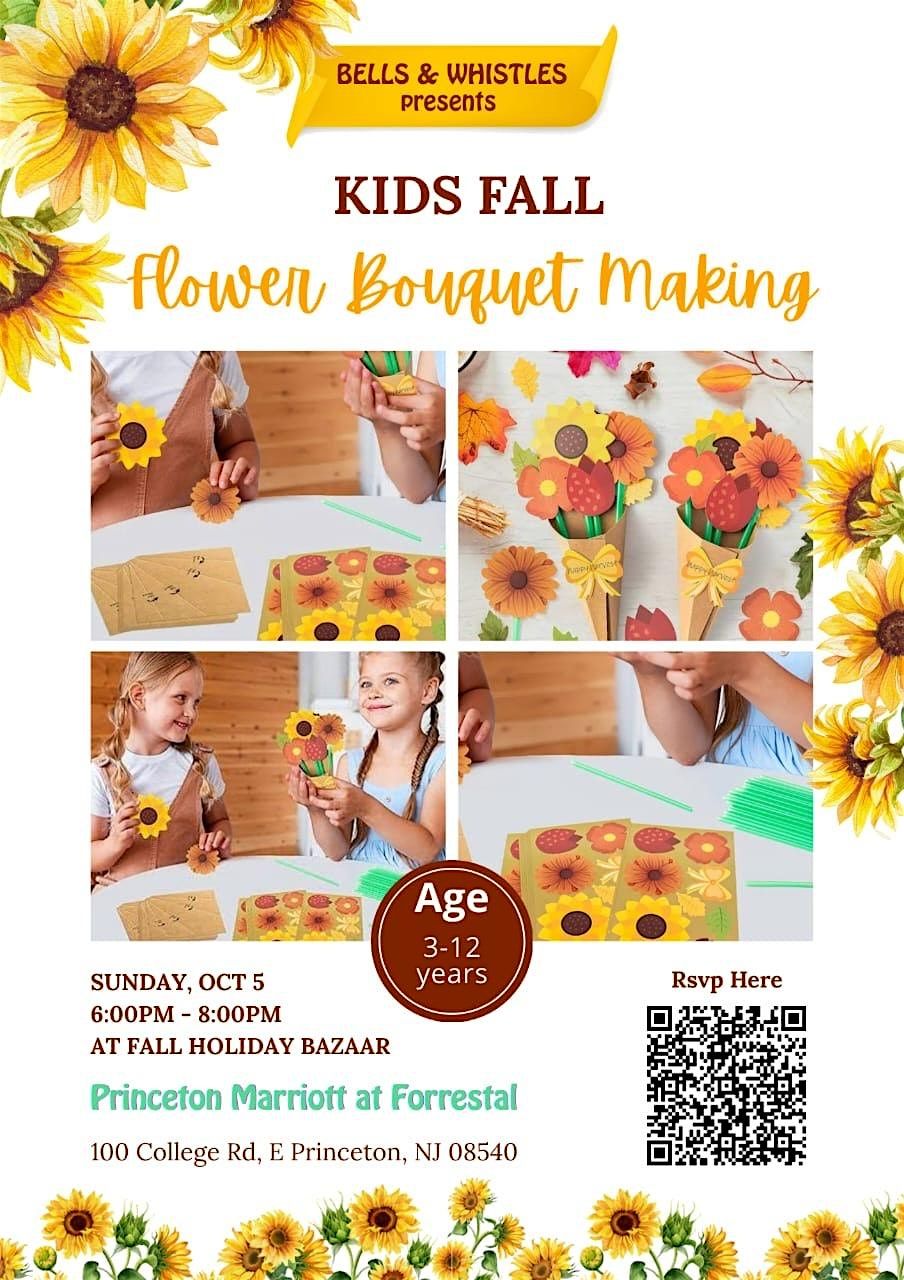 Kids Flower bouquet making workshop