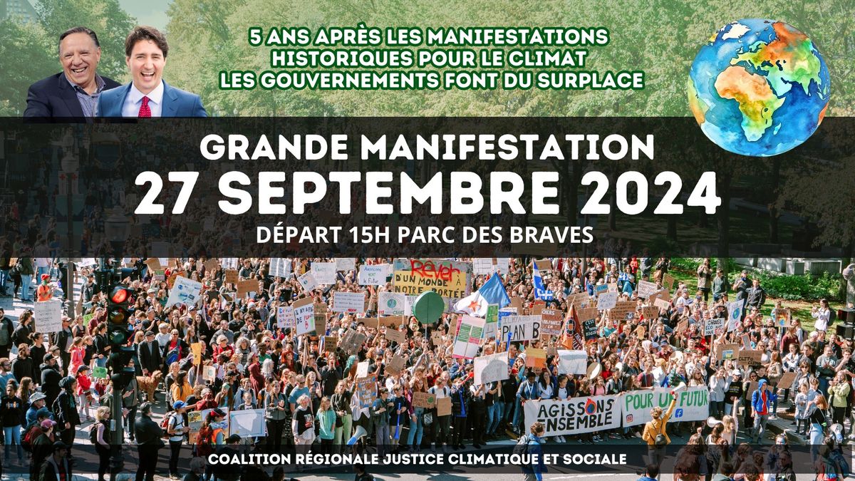 Grande manifestation - Urgence climatique et sociale