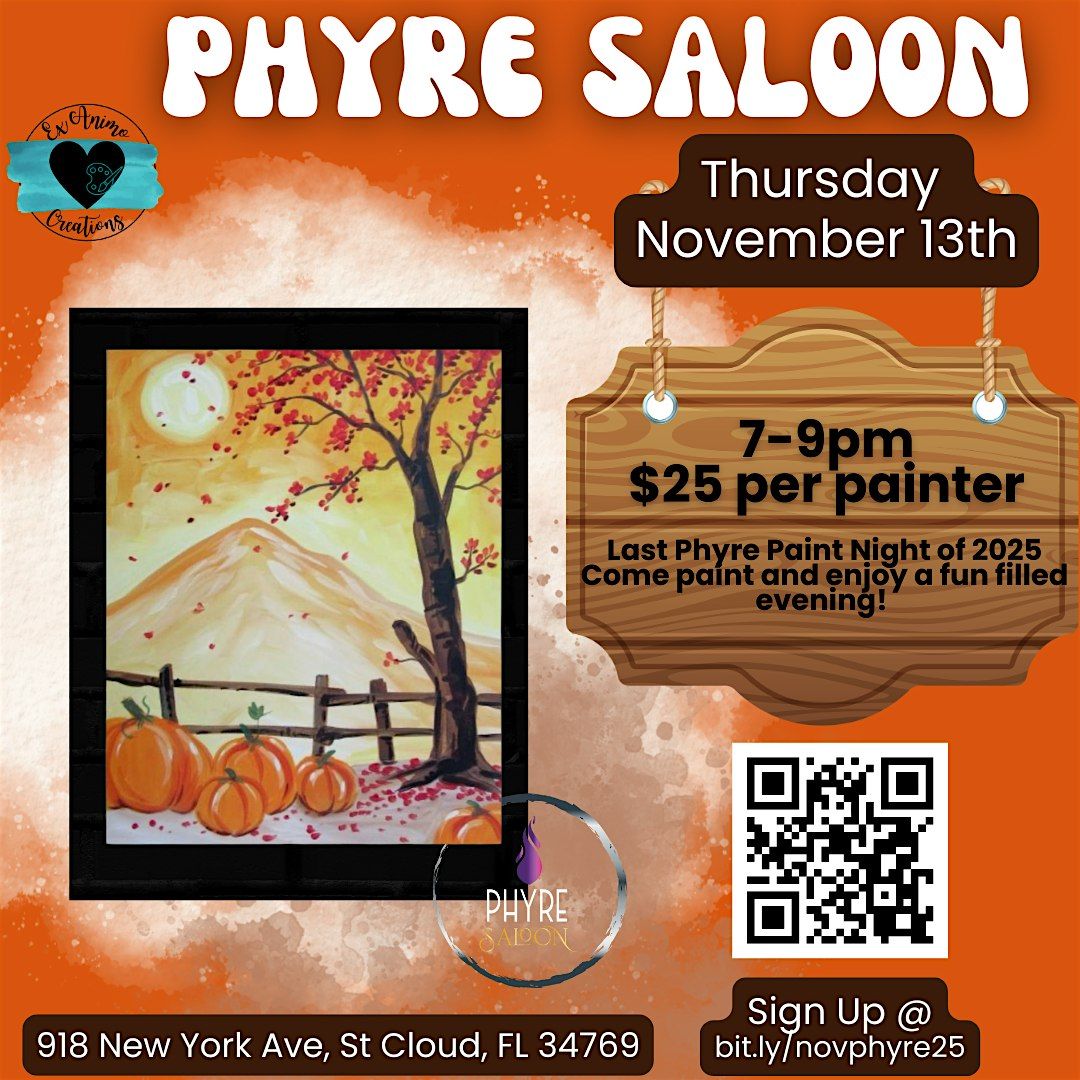 November Phyre Paint Night