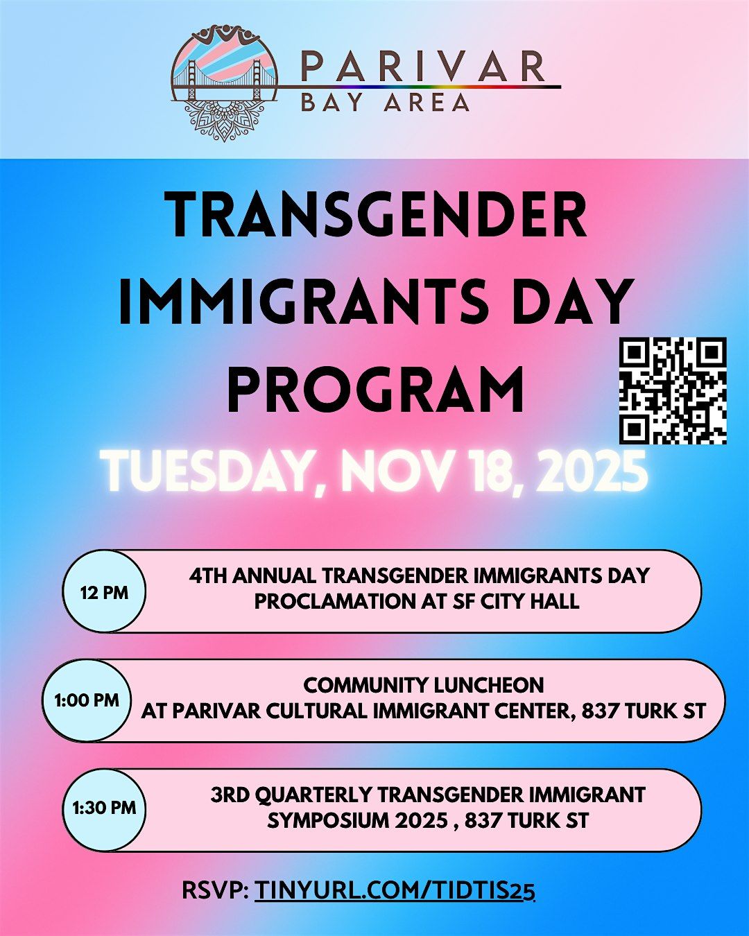 San Francisco's Transgender Immigrant Day and Transgender Symposium