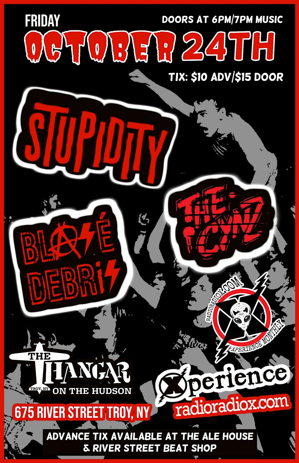 Stupidity, The Cynz and Blase Debris at The Hangar