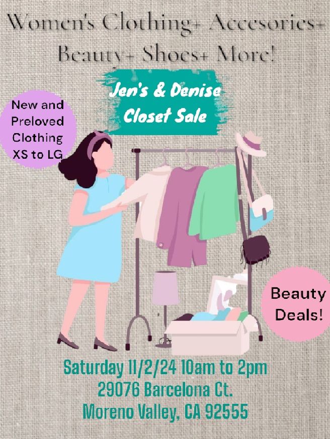 Jen and Denise\u2019s Closet Sale!!