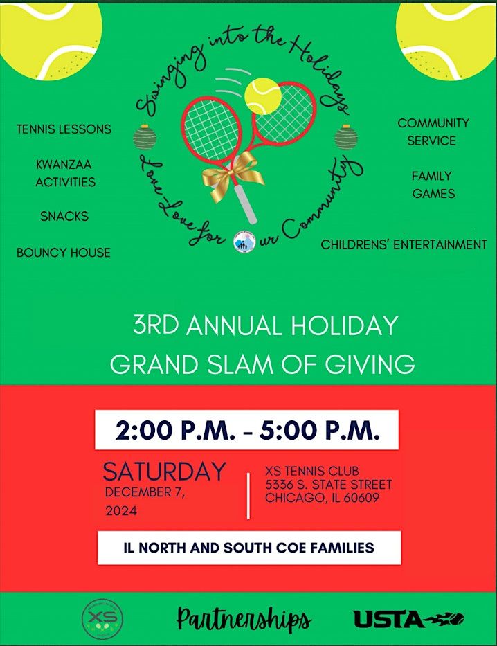 3rd Annual Holiday Grand Slam of Giving