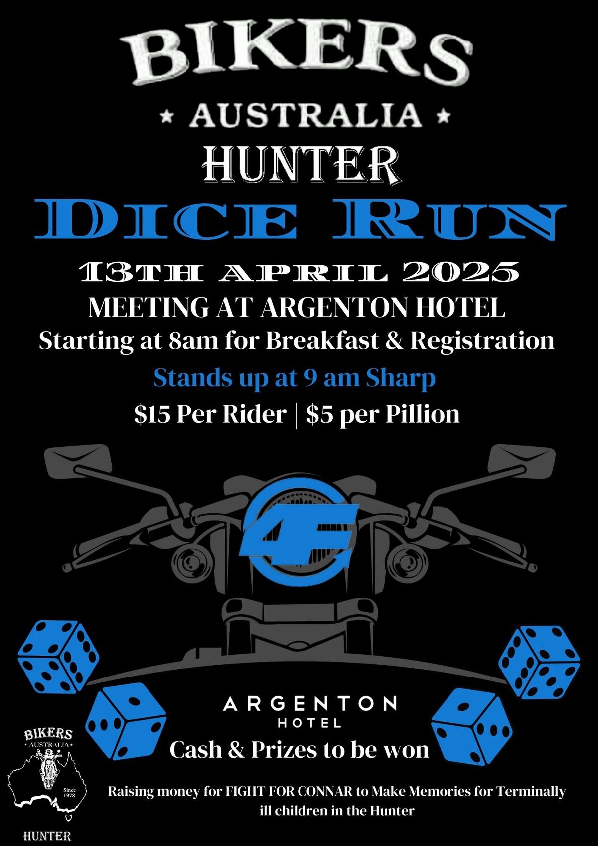 Bikers Australia Hunter Dice Run