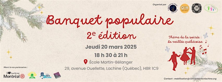 Banquet populaire - 2e \u00e9dition