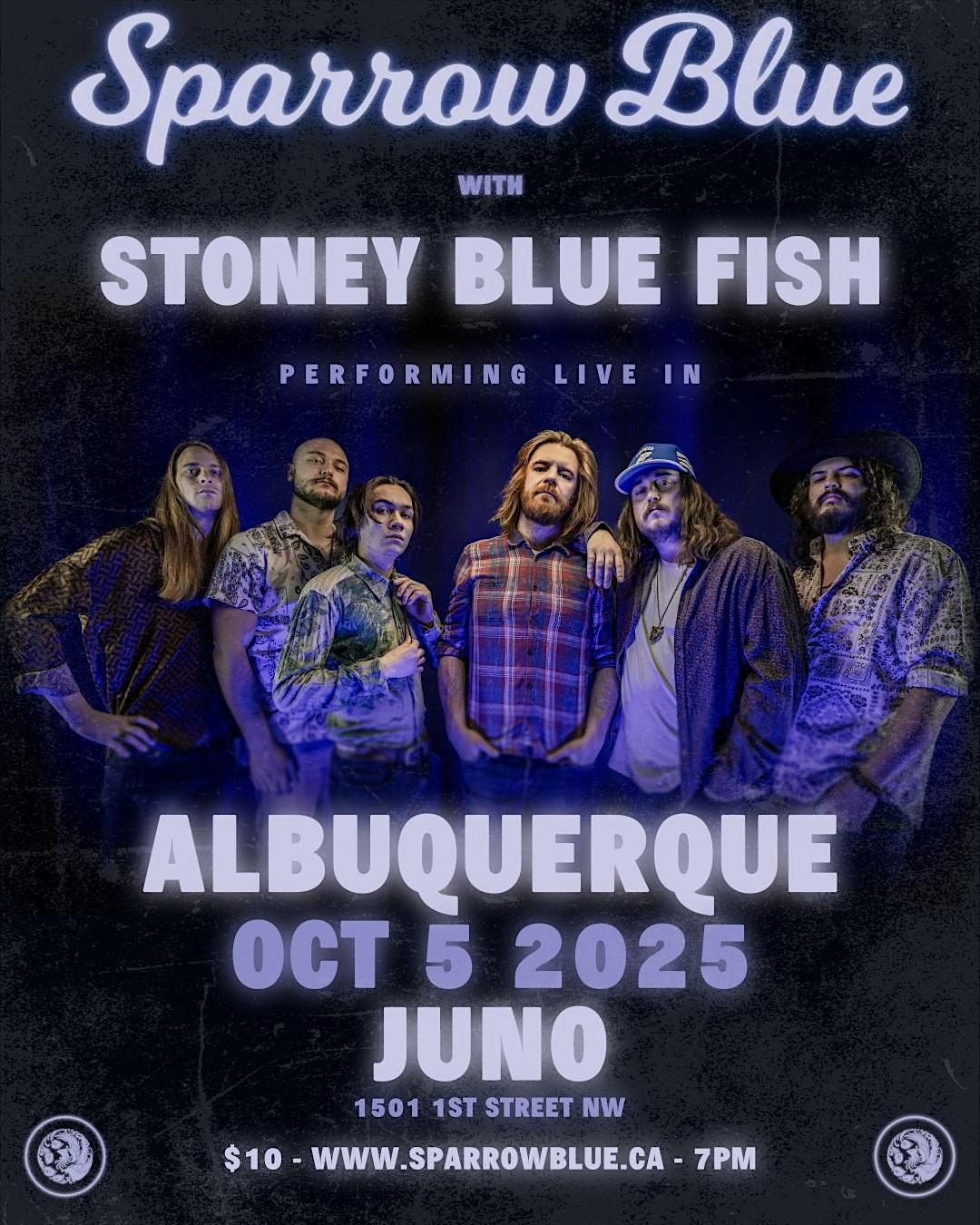 Sparrow Blue with Stoney Blue Fish
